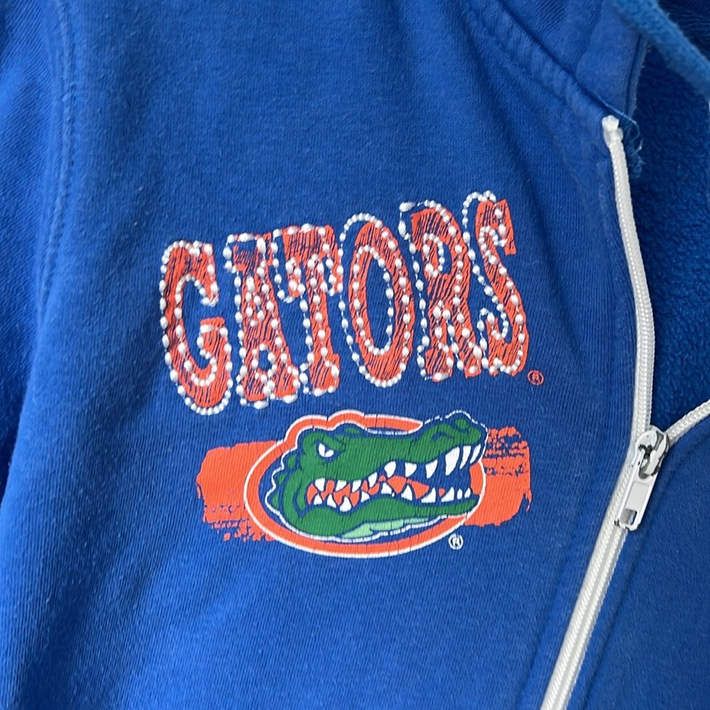 University Of Florida Gators Hoodie Blue Stadium Athletics Women's Sz M ⚫️ - Picture 2 of 4